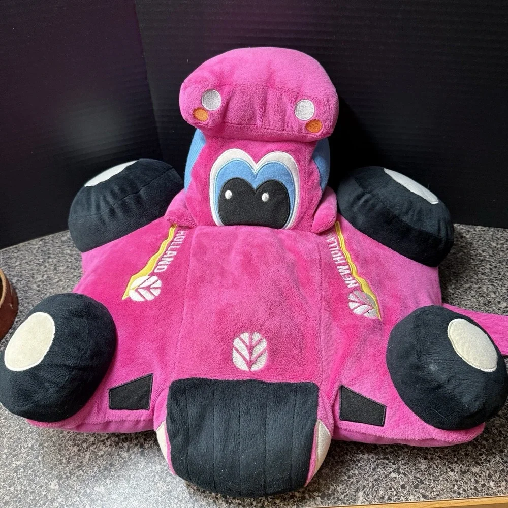 Pillow Pets New Holland Tractor Plush Pink Farm Toy Stuffed Pillow 2014‎ Kids